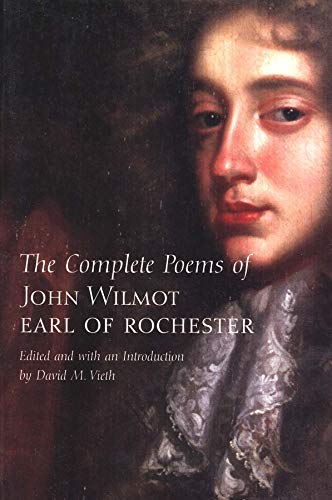 Book cover: portrait of John Wilmot, Earl of Rochester, in dark clothing.