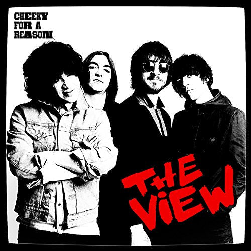 "Album cover featuring four men with 'The View' written in red on a white background."