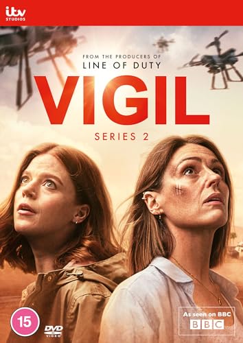 DVD cover for Vigil Series 2 featuring two women looking upward against a sky.
