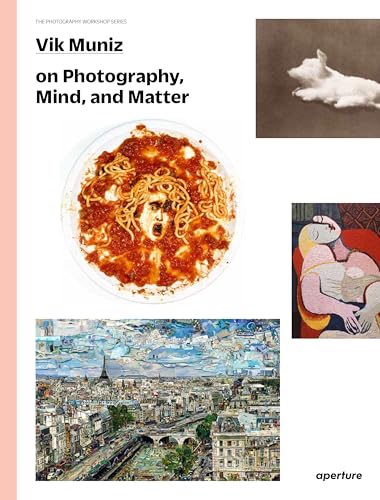 Book cover featuring the title and three images of artwork by Vik Muniz.
