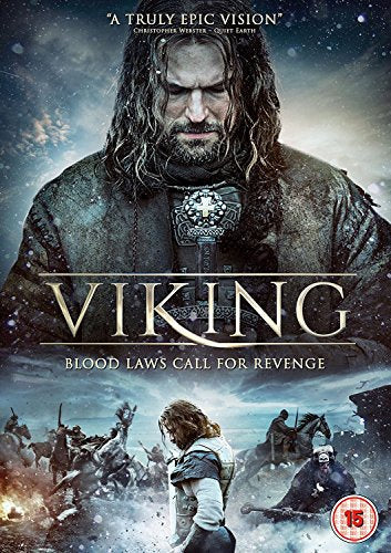 DVD cover for “Viking” featuring a bearded man and battle scene.