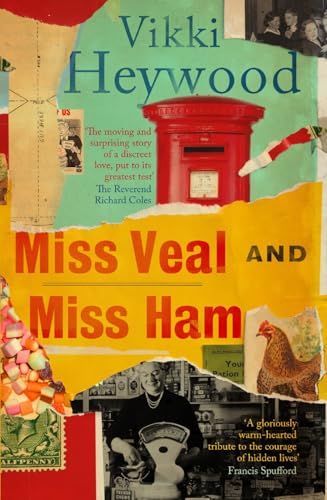 Book cover featuring a red postbox, a chicken, and a shopkeeper with a scale.