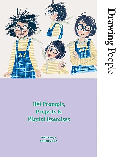 Book cover with illustrated children and text: "Drawing People.