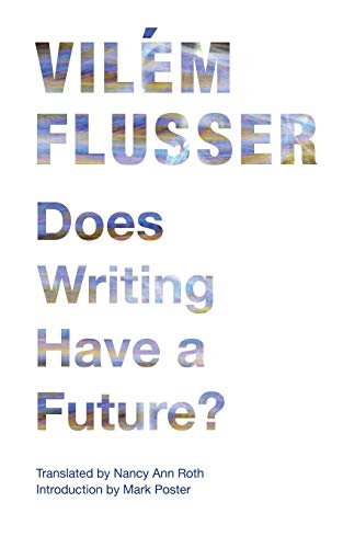 Book cover with textured blue and gold text on a white background.