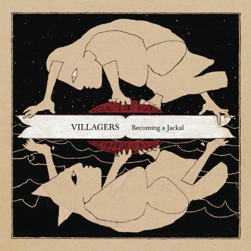 Album art showing a human figure reflecting as a jackal over a white banner.