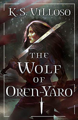 Book cover featuring a woman with a sword, fantasy art style.