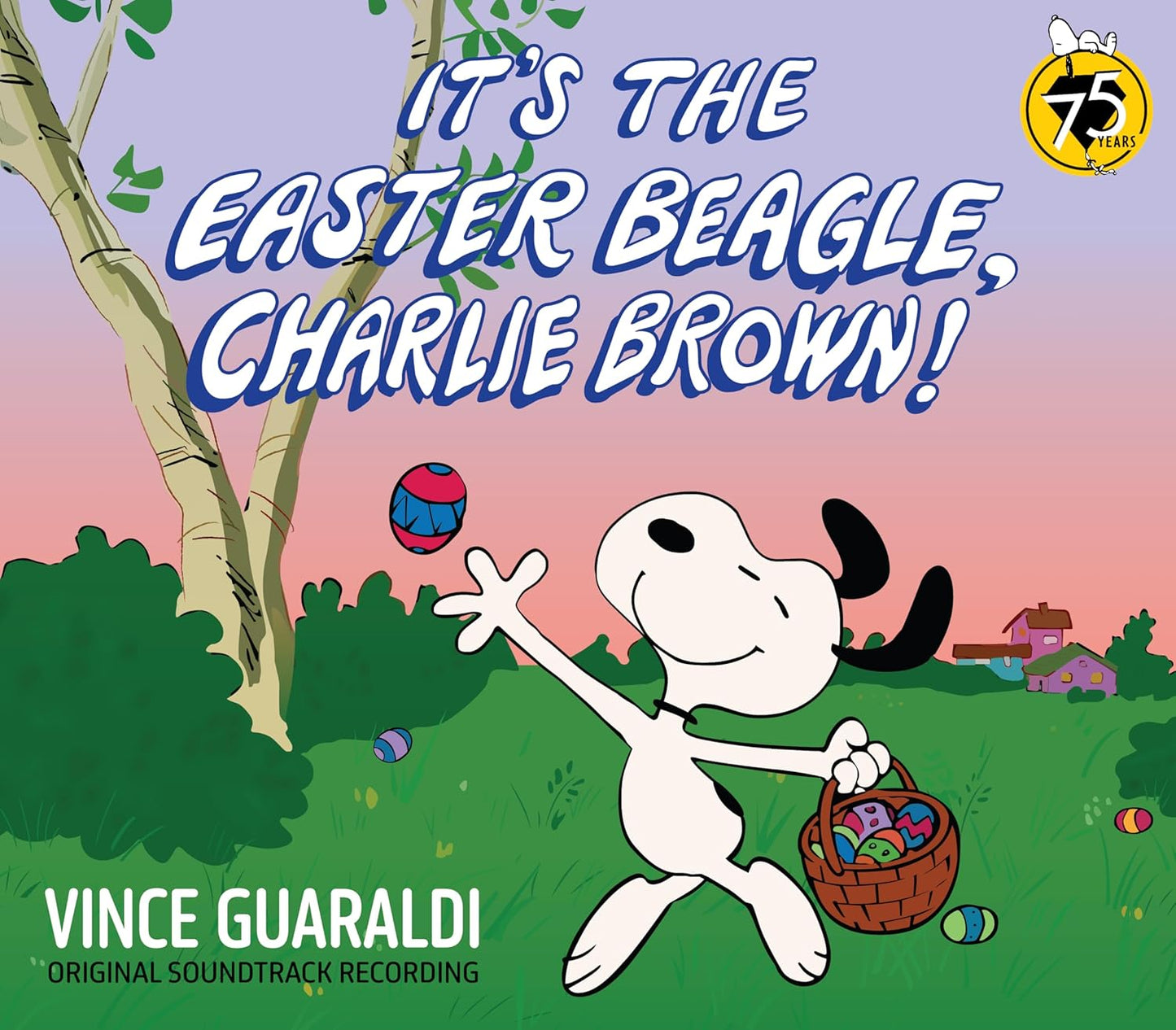 CD cover for "It's The Easter Beagle, Charlie Brown" featuring Snoopy.
