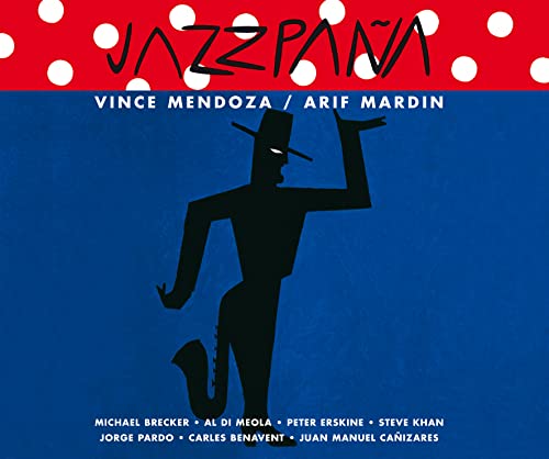 Album cover with a silhouette of a man in a hat against blue background.