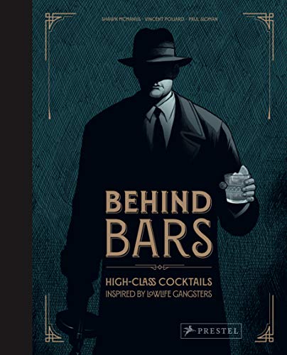 Book cover featuring a silhouetted man in a fedora holding a cocktail glass.