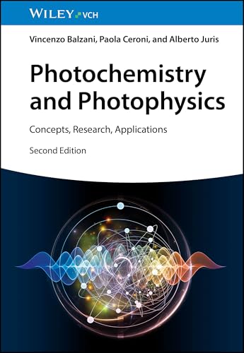 Book cover for "Photochemistry and Photophysics," second edition, with abstract design.