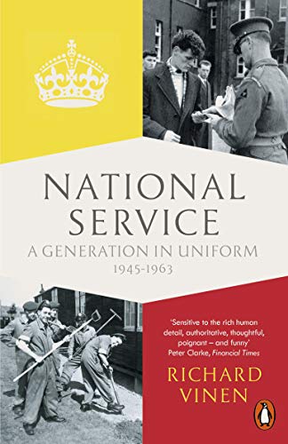 Book cover: "National Service" with images of men in uniform, 1945-1963.