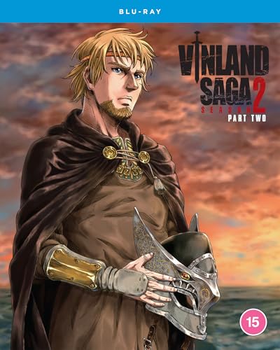 Vinland Saga Season 2 Part 2 Blu-ray cover featuring a determined warrior.