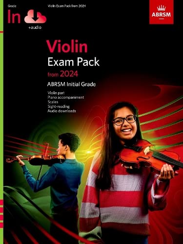 Violin and piano scores with audio, likely on a white or light colored background.