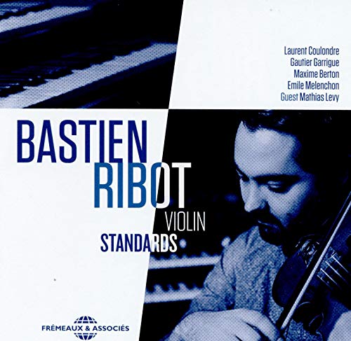 CD cover for “Violin Standards” featuring a portrait of a violinist.