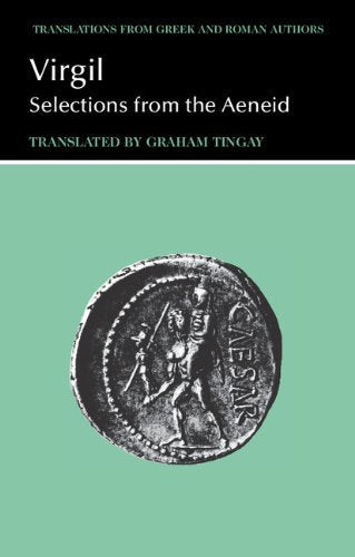 Book cover: “Virgil: Selections from the Aeneid” with ancient coin image.