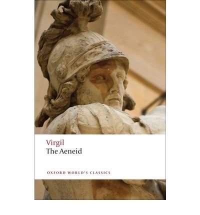 Book cover of "The Aeneid" by Virgil, featuring a classical bust.