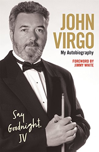 Book cover featuring John Virgo, a snooker player, in formal wear.