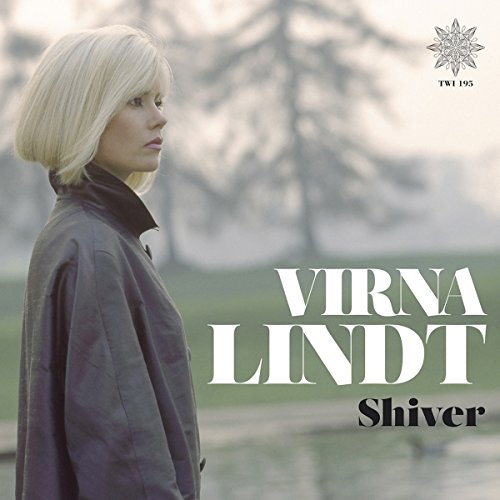 "Album cover with a blonde woman standing outdoors, Virna Lindt, Shiver text."