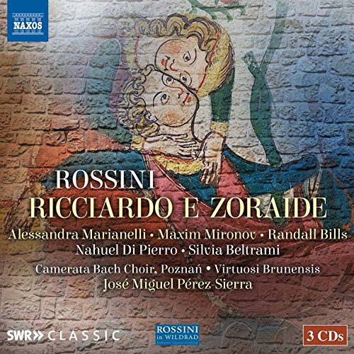 CD cover for Rossini’s “Ricciardo e Zoraide” featuring medieval artwork.