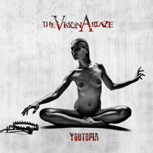 Album cover: woman in lotus pose with a razor blade.