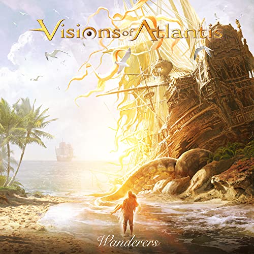 Album cover for Visions of Atlantis’ “Wanderers” featuring a fantasy seascape.