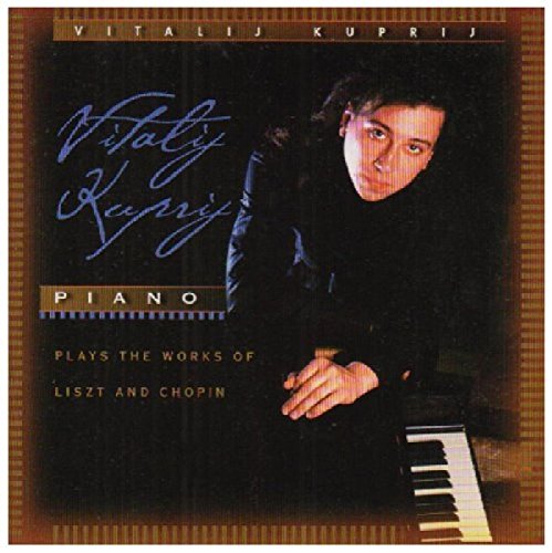 CD cover featuring Vitalij Kuprij posing with a piano against a dark background.