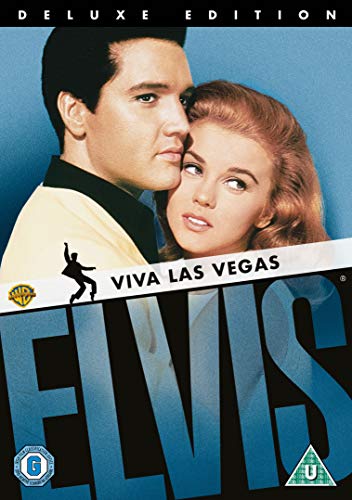 Elvis Presley and Ann-Margret on the Viva Las Vegas DVD cover.