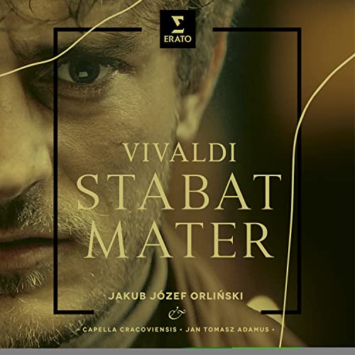 DVD cover for Vivaldi’s Stabat Mater, featuring a close-up of a man’s face.