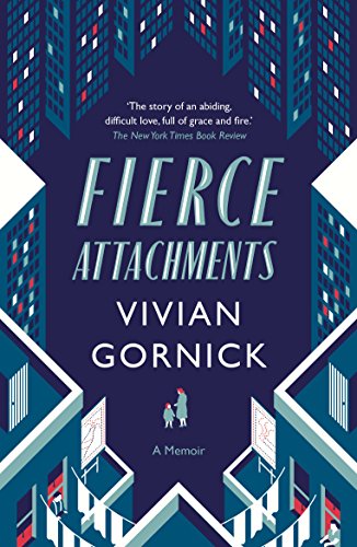 Book cover illustration of a city street with two figures standing below tall buildings.