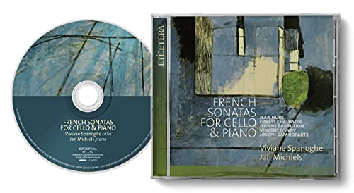 CD case and disc for "French Sonatas For Cello & Piano.