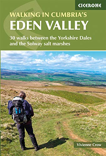 Book cover featuring a hiker overlooking rolling green hills and sky.