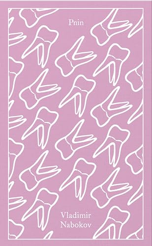 Book cover for "Pnin" by Vladimir Nabokov with repeating tooth illustrations.
