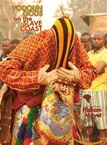 DVD cover featuring a Vodoun priest in colorful, patterned robes.