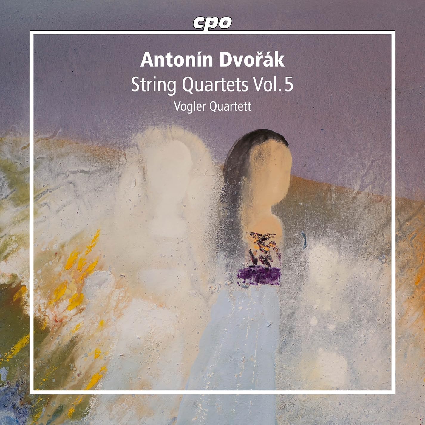 CD cover for Dvořák’s String Quartets Vol. 5 by the Vogler Quartet.