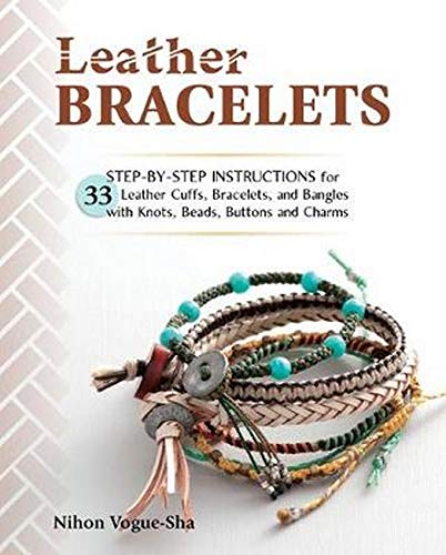 Book cover featuring stacked, colorful leather bracelets with beads and charms.