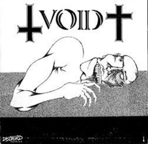 Black and white album cover with skeletal figures and band name "VOID.