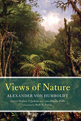 Book cover depicting a lush, green rainforest scene with title "Views of Nature".