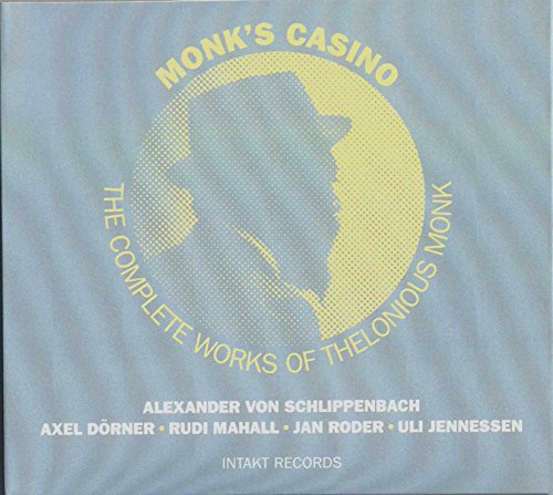 CD cover for "Monk's Casino" by Alexander Von Schlippenbach, featuring a yellow circle.