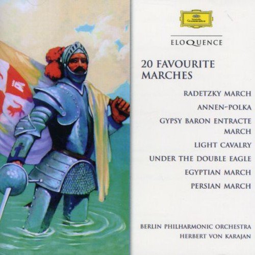 "CD cover featuring a drummer in red uniform and 'Radetzky March' text."