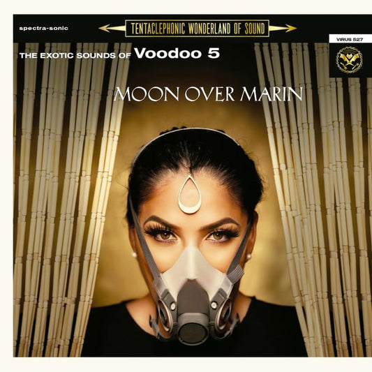 Vinyl album cover for Voodoo 5, featuring a woman with a mask.
