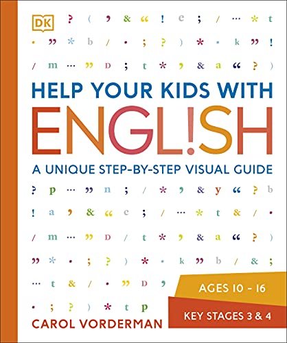 Book cover: "Help Your Kids with English," ages 10-16, by Carol Vorderman.