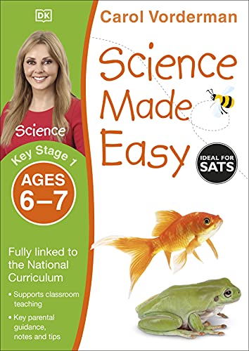 Book cover: “Science Made Easy” with woman, fish, and frog illustration.