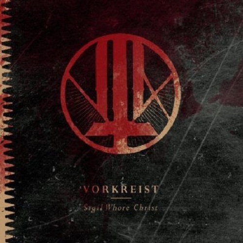 CD case with a red and black sigil design and band name "Vorkreist".