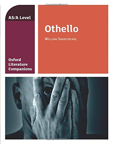 Book cover for “Othello” by Shakespeare, with a distressed portrait.