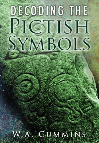 Book cover: "Decoding the Pictish Symbols" with carved stone imagery.