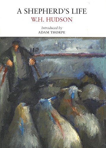 Book cover for A Shepherd's Life by W.H. Hudson featuring an impressionistic painting of sheep.