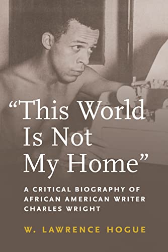 Book cover featuring a portrait of African American writer Charles Wright.