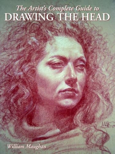 Book cover: red chalk portrait of a woman, art instruction guide.