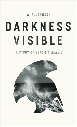 Book cover: “Darkness Visible” with a helmet silhouette and seascape.