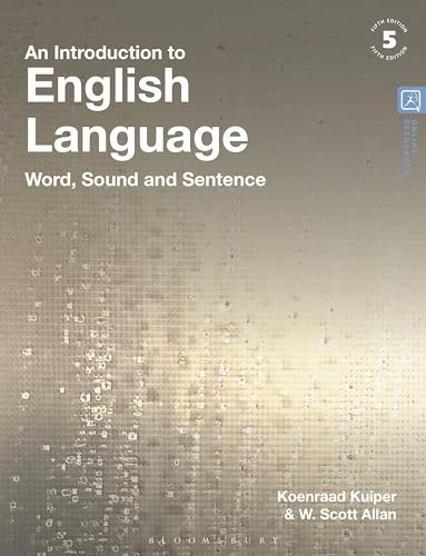 Book cover: "An Introduction to English Language," fifth edition.